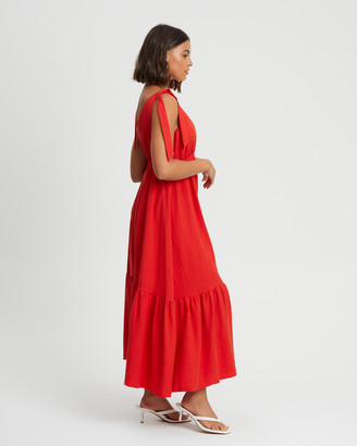 Tussah - Women's Red Maxi dresses - Kate Maxi Dress - Size One Size, 12 at The Iconic