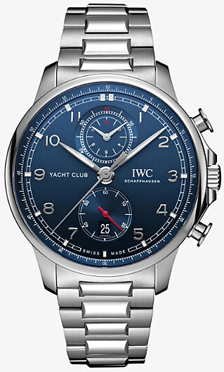 IWC Mens Portugieser Yacht Club Chronograph Stainless-Steel Automatic Watch 44.6mm