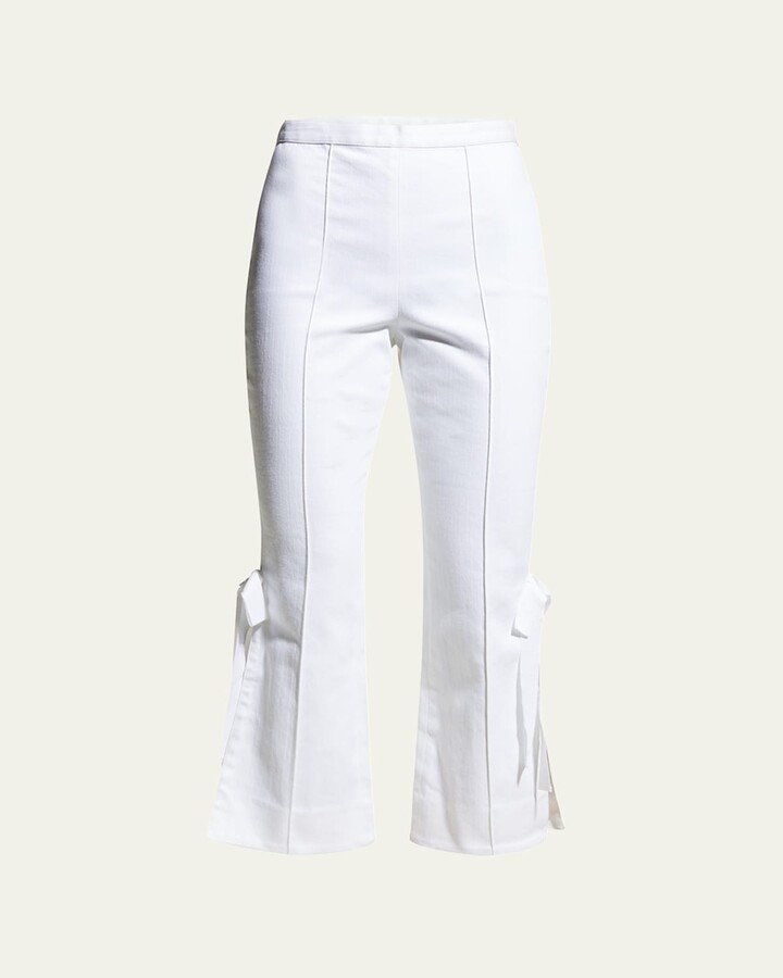 Cinq à Sept Lou Denim Pants with Ties