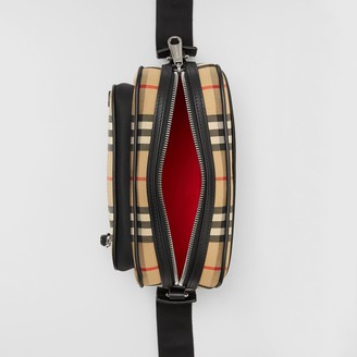 Burberry Vintage Check and Leather Crossbody Bag