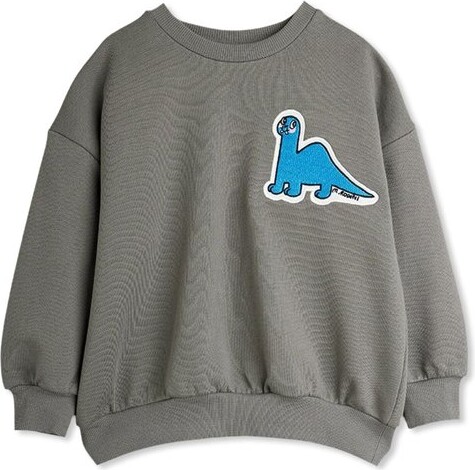 Mini Rodini Dino Patch Crewneck Sweatshirt