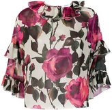 Thumbnail for your product : Blugirl floral print frill trim blouse
