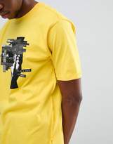 Thumbnail for your product : Volcom noa noise head print t-shirt in yellow
