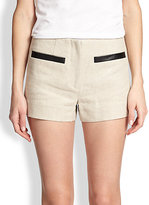 Thumbnail for your product : L'Agence Linen Shorts