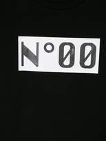 Thumbnail for your product : Numero 00 Numero00 Kids TEEN logo print T-shirt