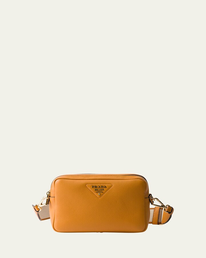 Prada Daino Soft Leather Camera Crossbody Bag