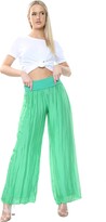 Thumbnail for your product : N A COLLECTION Ladies Italian Lagenlook Quirky Layering Plain Silk Flap Waist Puffball Style Harem Trouser Leggings Joggers Pants Loose Baggy One Size Regular UK 8-16 (One Size: Regular