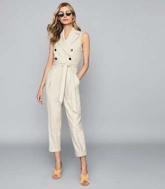 black jumpsuit reiss