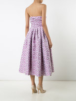 Thumbnail for your product : Rochas spaghetti strap floral evening dress