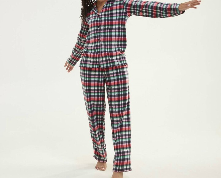 Vera Bradley Cozy Pajama Pants in Ribbons Plaid ShopStyle