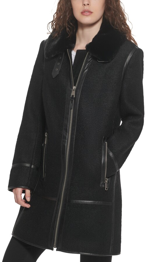 dkny wool jacket
