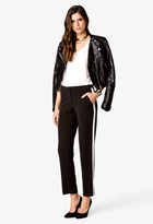Thumbnail for your product : Forever 21 Tuxedo Stripe Trousers