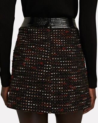 Veronica Beard Lucy Tweed Mini Skirt