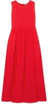 Jil Sander - Silk-crepe Maxi Dress - Red