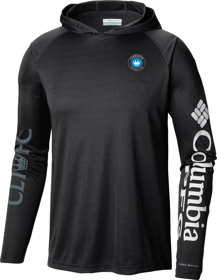 Columbia Men's Charlotte FC Black Tackle Pullover Hoodie, Small