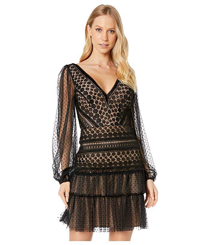 bcbgmaxazria long sleeve cocktail dresses