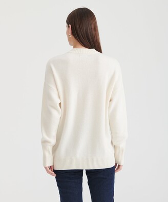 Naadam Luxe Cashmere Oversized Crewneck Sweater - ShopStyle