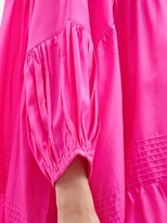 Thumbnail for your product : Anaak Airi Pintucked Silk-habotai Dress - Fuschia