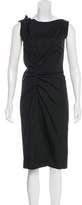 Thumbnail for your product : Prada Ruched Midi Dress