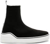 Thumbnail for your product : Givenchy George V Mid Sock Sneakers in Black & White | FWRD