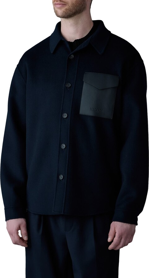 Mackage Emmanuel Double Face Wool Overshirt