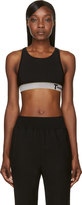 Thumbnail for your product : Alexander Wang T by Black High Density Lux Ponte Sports Bra