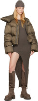 Thumbnail for your product : Rick Owens Gray Ziggy Maxi Dress