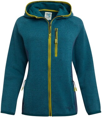 teal zip up jacket