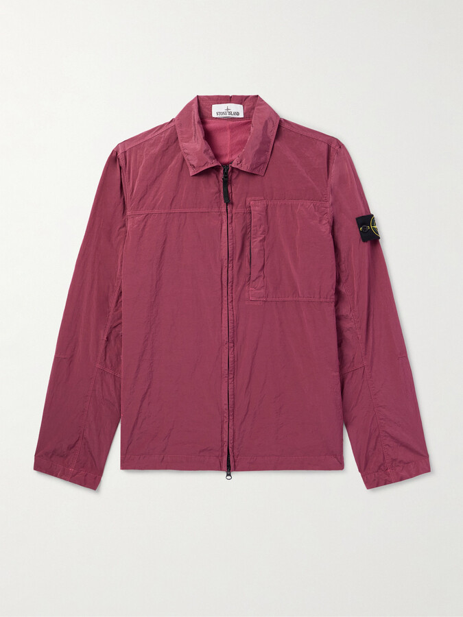 Pink Stone Island Nylon Metal Overshirt Stone Island Nylon Metal