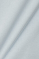 Thumbnail for your product : Hanro Satin-trimmed Mercerized Cotton-jersey Camisole - Blue