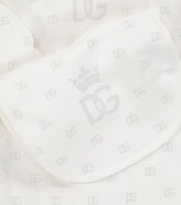 Thumbnail for your product : Dolce & Gabbana Children Baby cotton onesie, hat and bib set