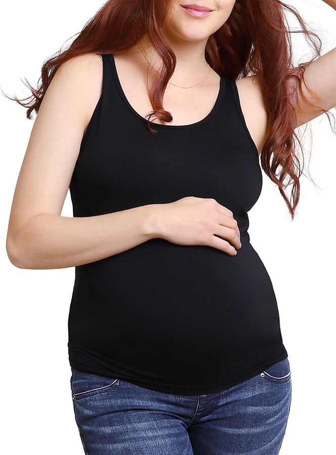 Ingrid & Isabel Maternity Scoop Neck Tank