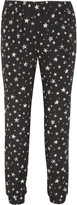 Thumbnail for your product : Tibi Star Fields printed crepe track pants