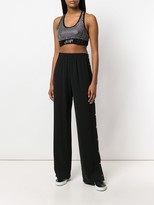 Thumbnail for your product : Juicy Couture Swarovski embellished velour crop top