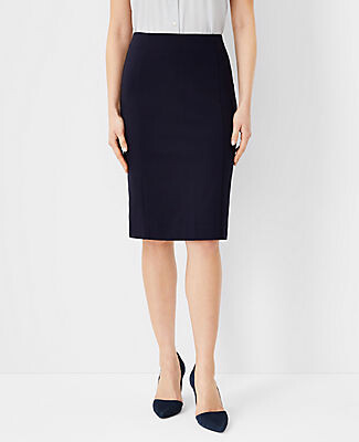 Navy Ponte Skirt | Shop the world's 