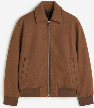 h&m brown jacket