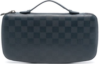 Louis Vuitton Pochette Jour Grey Canvas Clutch Bag (Pre-Owned)