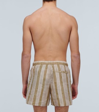 Acne Studios Striped swim shorts