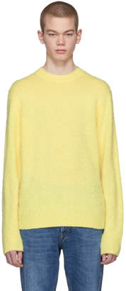 Acne Studios Yellow Peele Crewneck Sweater