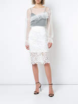 Thumbnail for your product : Milly lace pencil skirt