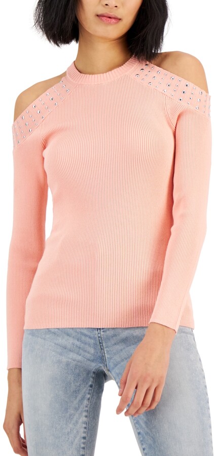 macy's off the shoulder sweater