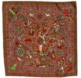 Thumbnail for your product : Hermes Peuple Du Vent Silk Pocket Square w/ Tag w/ Tags