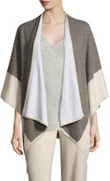 Thumbnail for your product : Neiman Marcus Tricolor Cashmere Cardigan