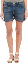 Thumbnail for your product : Current/Elliott The Boyfriend Rolled Cut-Off Shorts