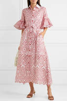 Thumbnail for your product : Evi Grintela Valerie Broderie Anglaise Cotton-poplin Maxi Dress