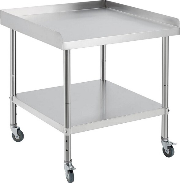 Jojoka 30x30x30InchStainlessSteelEquipmentGrillStandTableNSFCertifiedwith5\