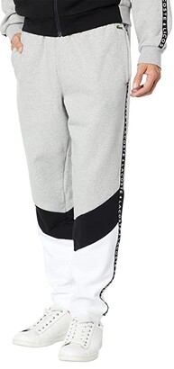 Lacoste Color-Blocked Joggers with Tape On Side Legs Tappered