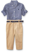 Thumbnail for your product : Ralph Lauren Shirt, Belt & Pant Set