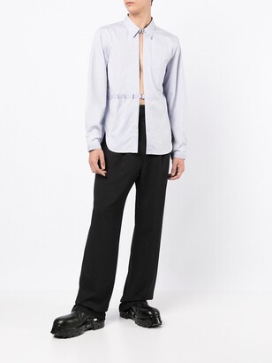 Dion Lee Buckle-Fastening Fitted Shirt