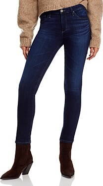 AG Jeans Prima Mid Rise Ankle Cigarette Jeans in Concord
